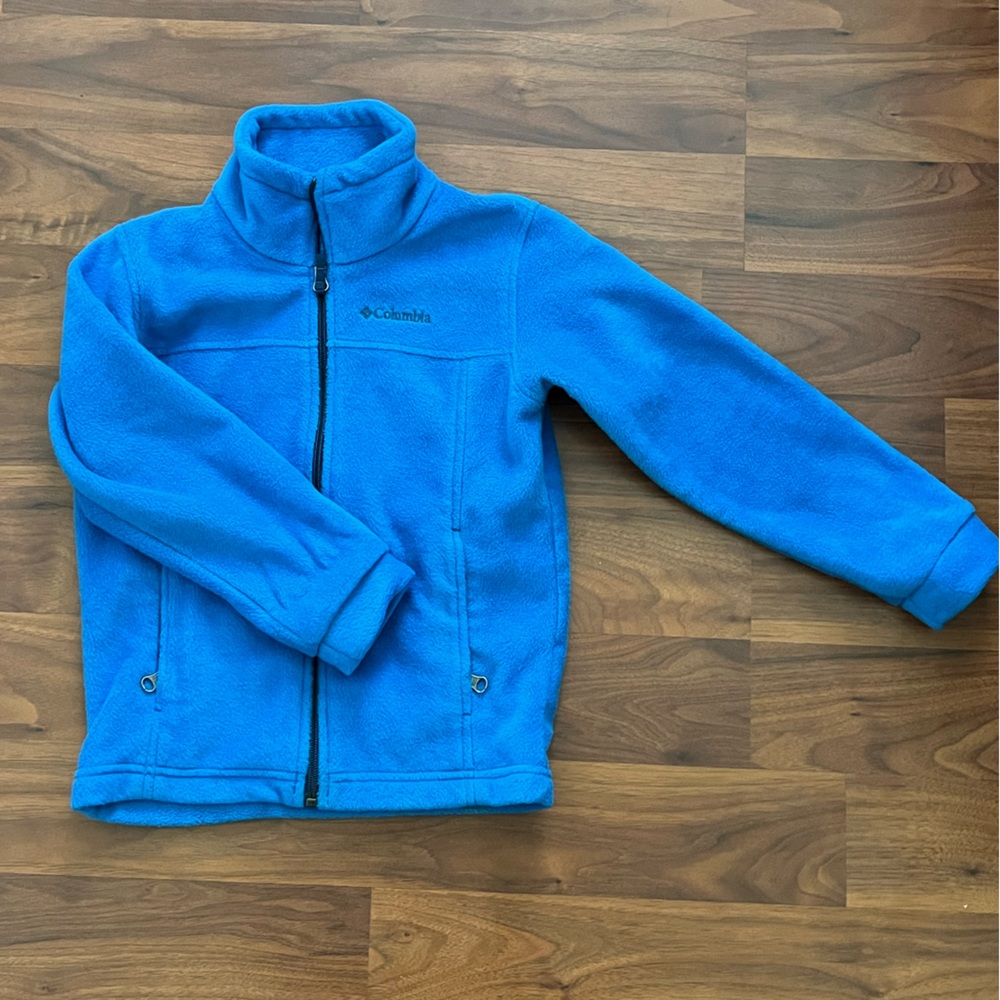 Columbia Fleece Zip Up Kids Size XS EUC